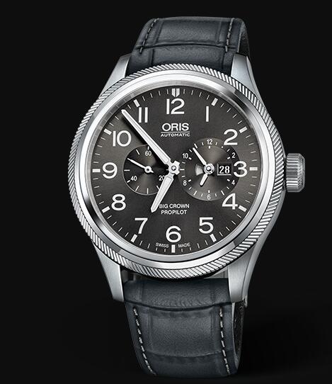 Oris Aviation Big Crown Pointer WORLDTIMER 44.7mm Replica Watch 01 690 7735 4063-07 5 22 06FC